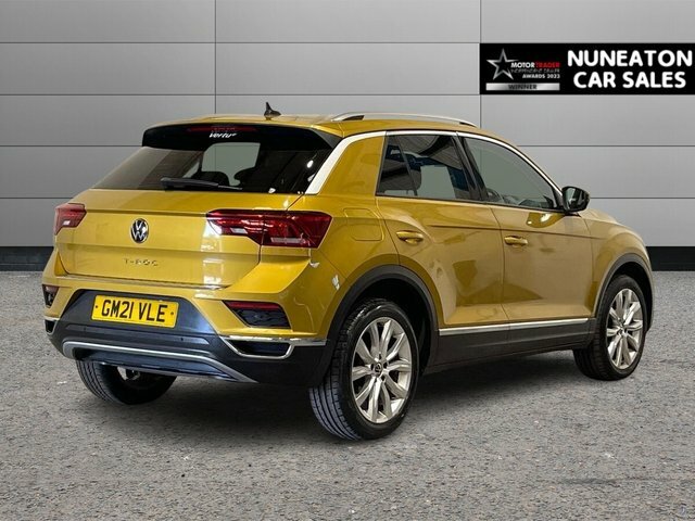 Volkswagen T-Roc 1.5 Tsi Gpf Evo Sel Suv Dsg Euro 6 Ss Yellow #3