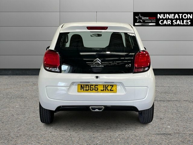 Citroen C1 1.0 Vti Furio Hatchback Euro 6 ND66JKZ White #4