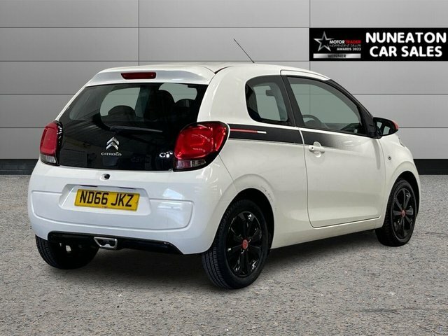 Citroen C1 1.0 Vti Furio Hatchback Euro 6 ND66JKZ White #3