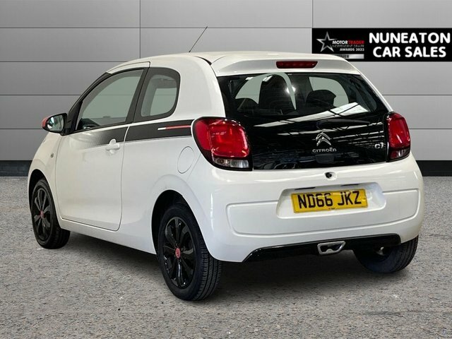 Citroen C1 1.0 Vti Furio Hatchback Euro 6 ND66JKZ White #5
