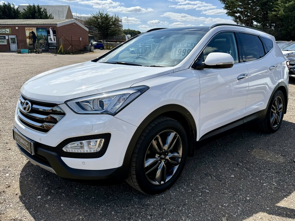 Hyundai Santa Fe 2.2 Crdi Premium Se White #3