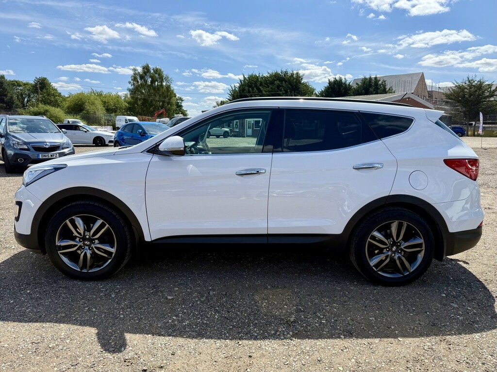 Hyundai Santa Fe 2.2 Crdi Premium Se White #4