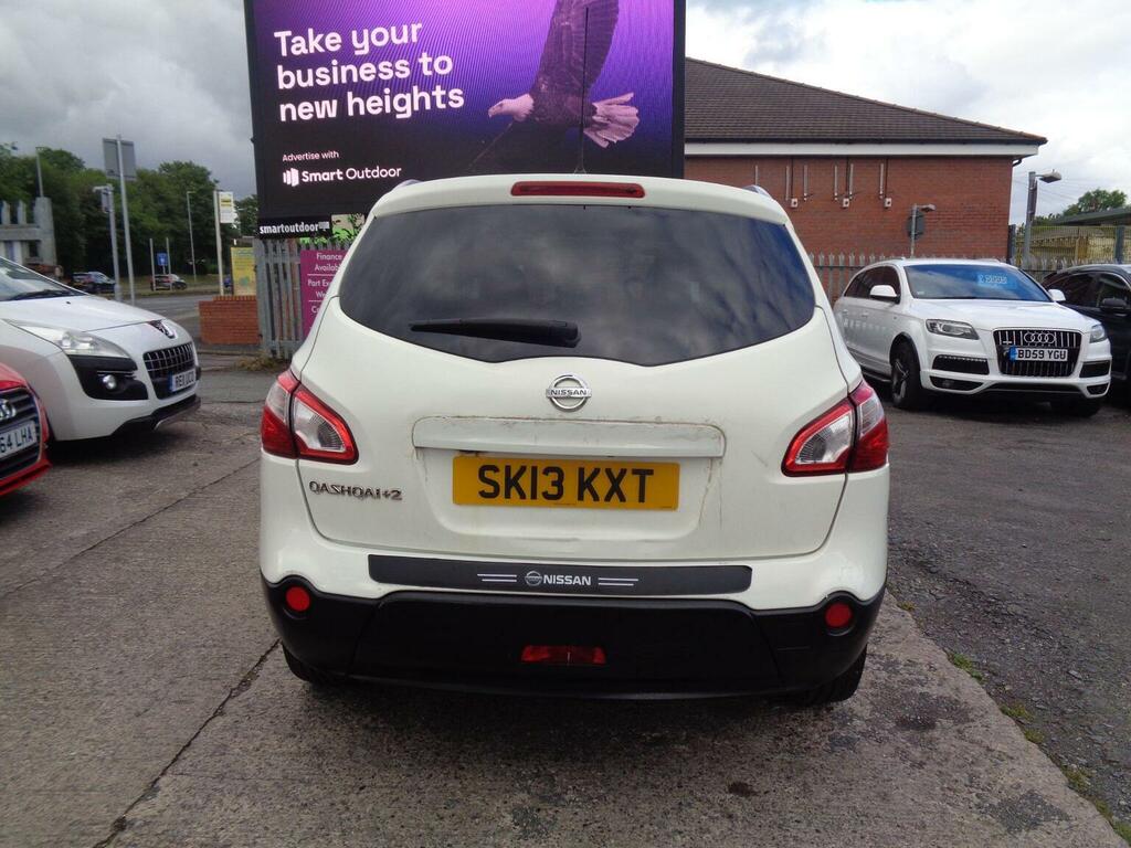 Nissan Qashqai+2 1.6 N-tec 2Wd Euro 5 White #5