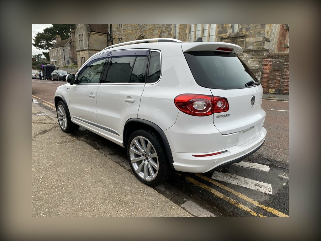Volkswagen Tiguan 2.0 Tsi Bluemotion Tech R-line Suv Dsg White #5