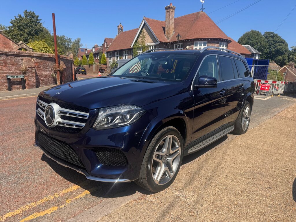 Mercedes-Benz GLS Class 3.0 Gls350d V6 Amg Line Suv G-tronic 4M Blue #3