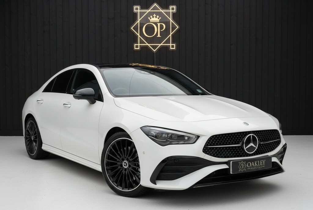 Mercedes-Benz CLA Class Saloon 1.3 Cla180h Mhev Amg Line 202323 KJ23YNH White