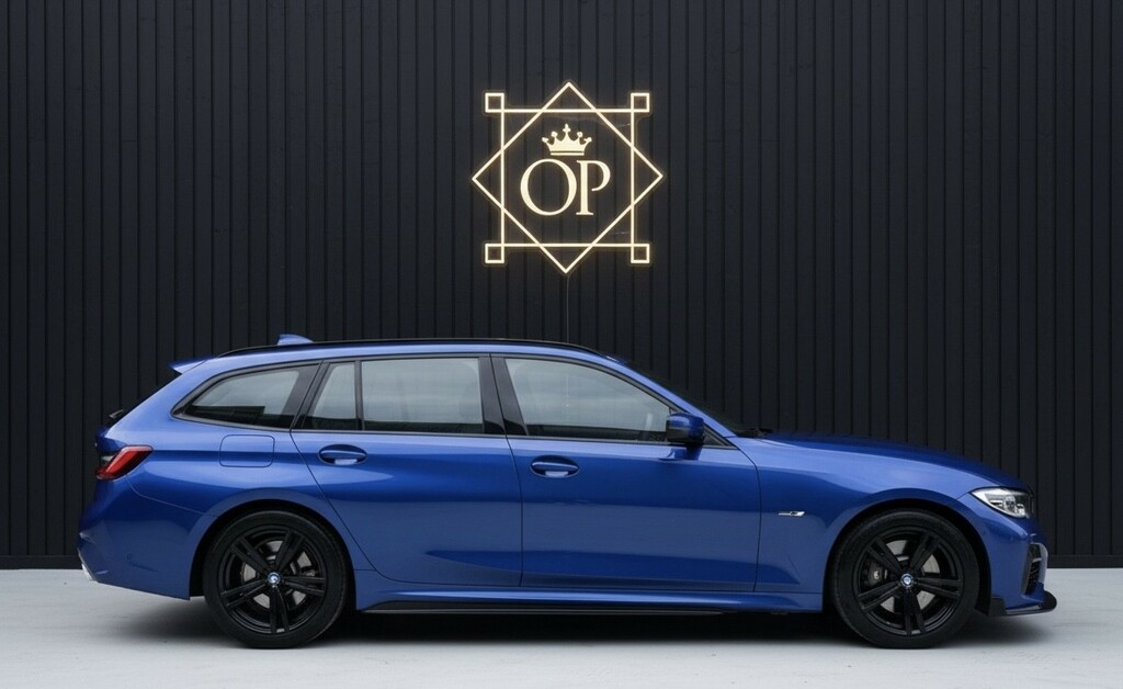BMW 3 Series 2.0 330E M Sport Touring Blue #4