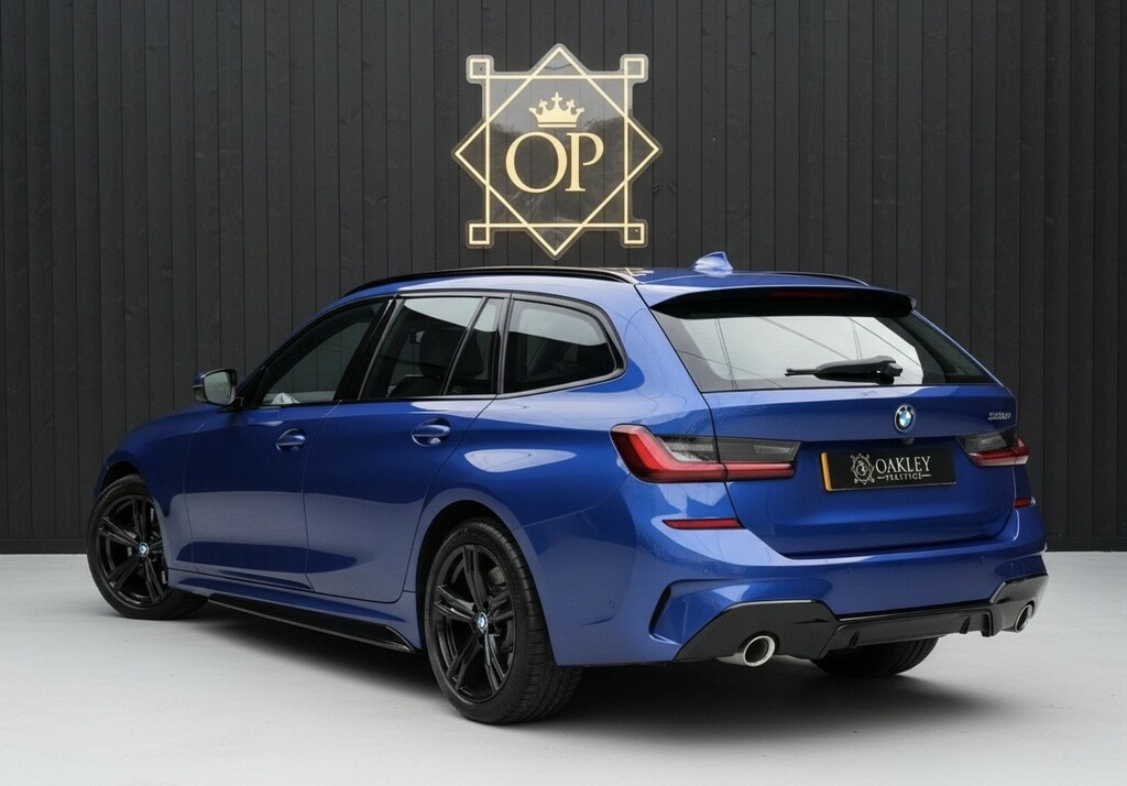 BMW 3 Series 2.0 330E M Sport Touring Blue #2
