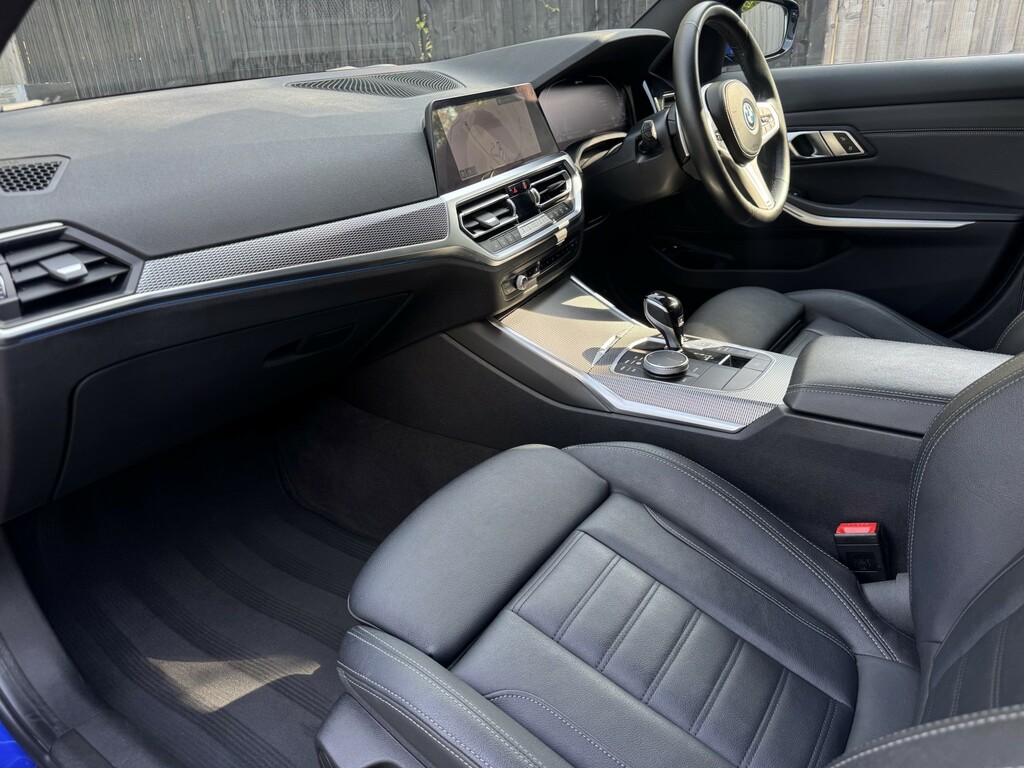 BMW 3 Series 2.0 330E M Sport Touring Blue #3