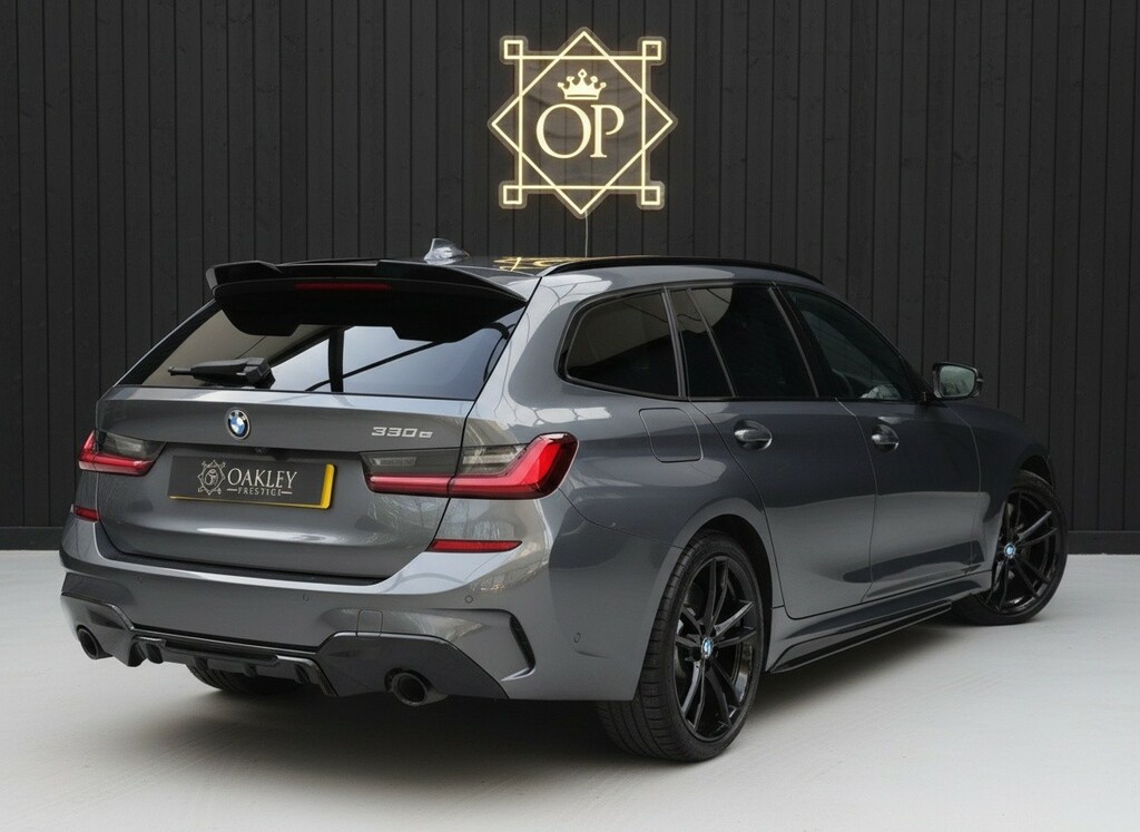 BMW 3 Series 2.0 330E M Sport Touring Grey #4