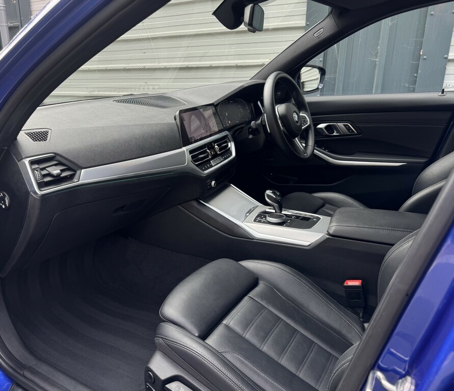 BMW 3 Series 2.0 330E M Sport Saloon Blue #3