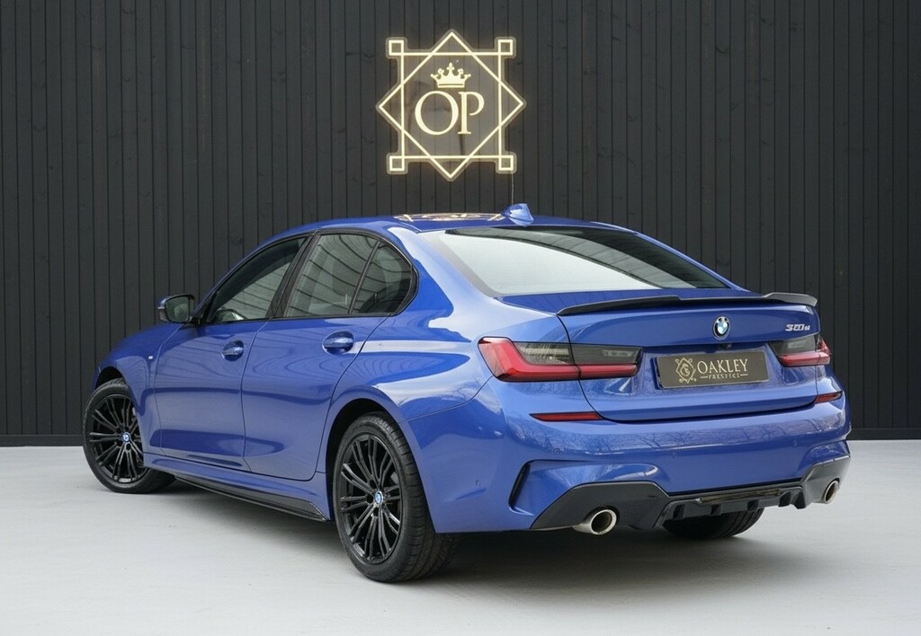 BMW 3 Series 2.0 330E M Sport Saloon Blue #2