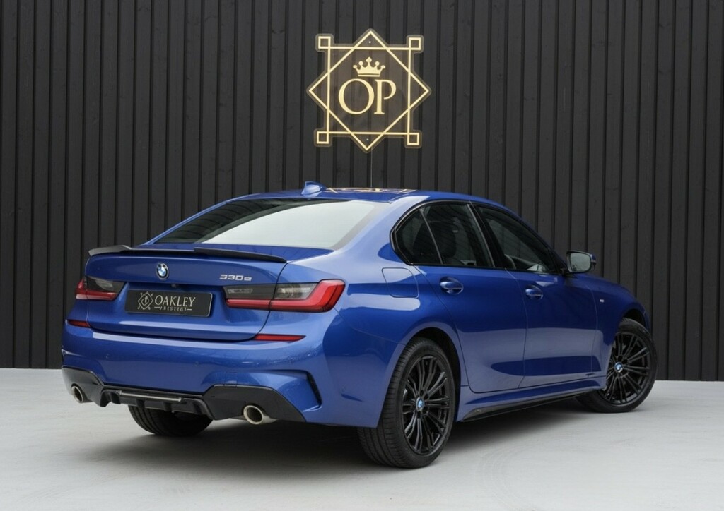 BMW 3 Series 2.0 330E M Sport Saloon Blue #5