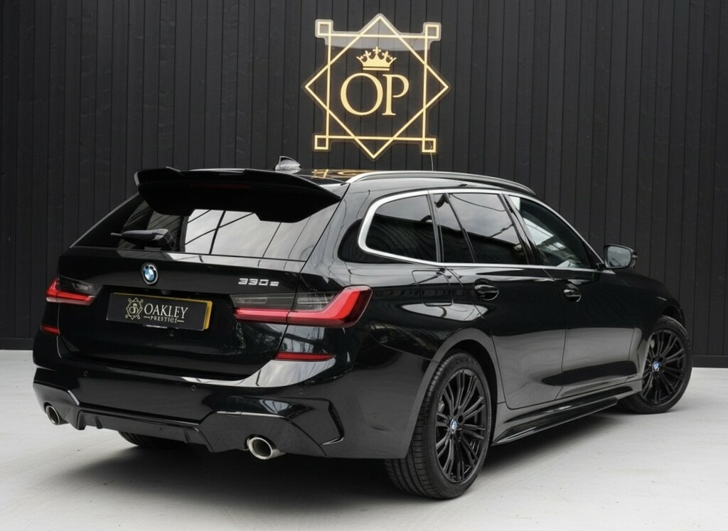 BMW 3 Series 2.0 330E M Sport Touring Black #5