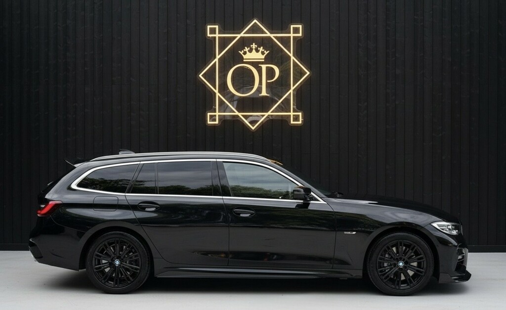 BMW 3 Series 2.0 330E M Sport Touring Black #4
