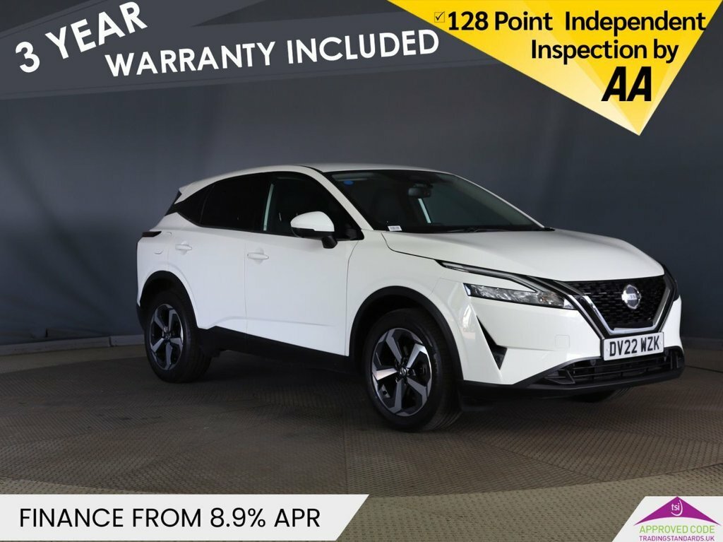 Nissan Qashqai 1.3L N-connecta DV22WZK White