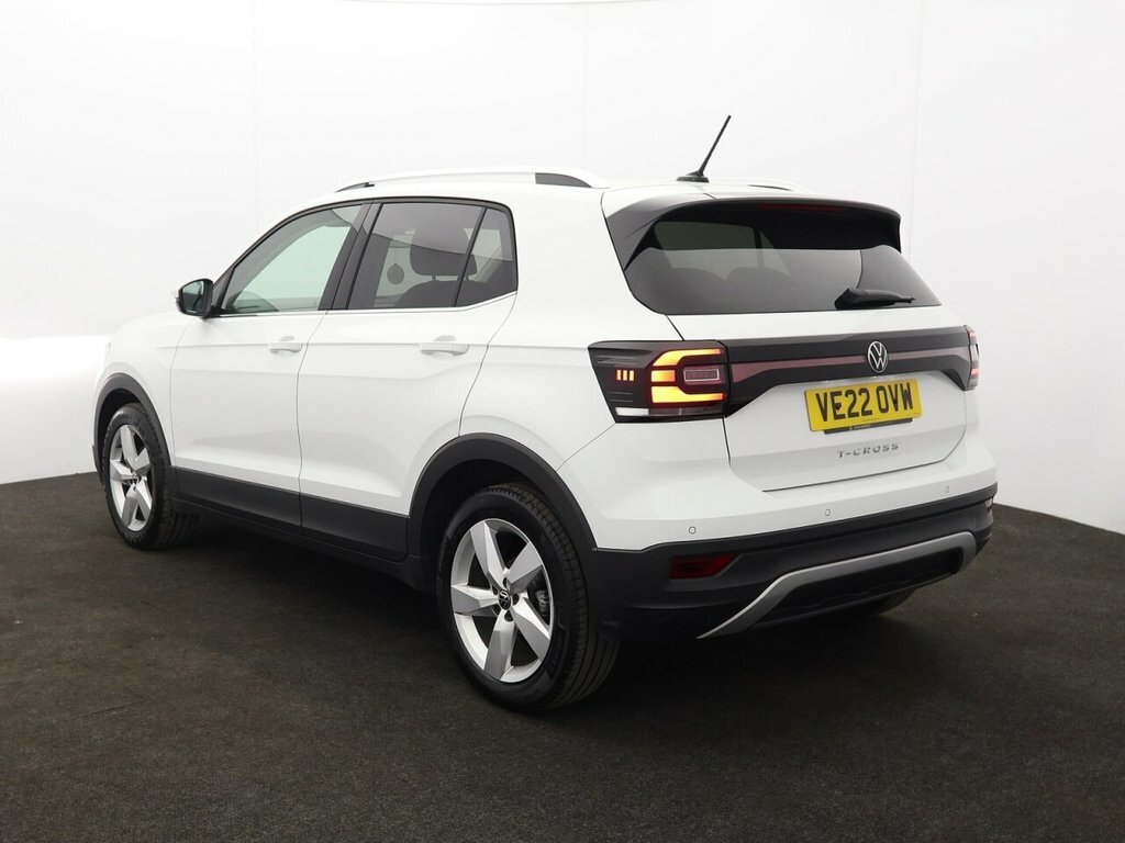 Volkswagen T-Cross Suv White #5