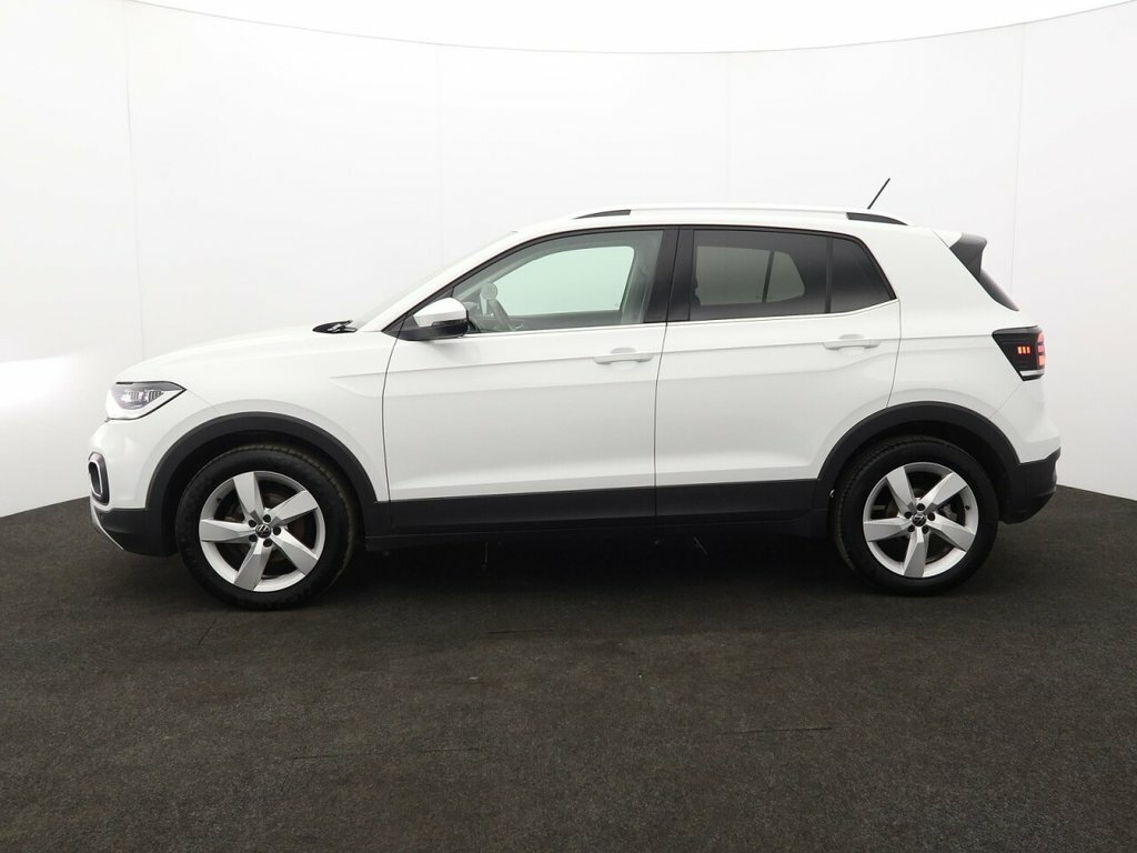 Volkswagen T-Cross Suv White #4