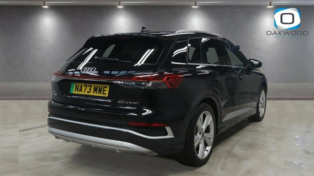 Audi Q4 E Tron Suv Black #4