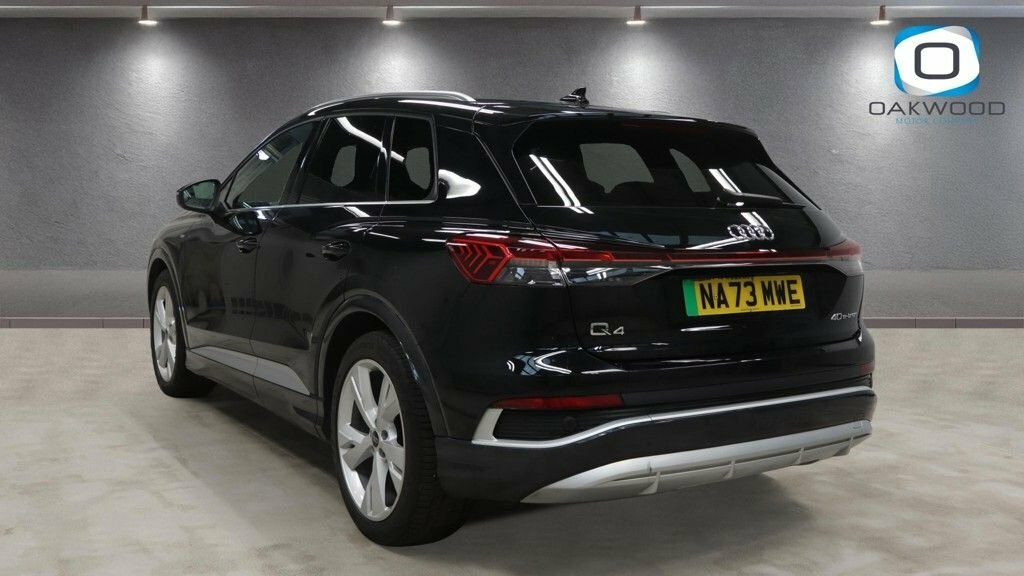 Audi Q4 E Tron Suv Black #3