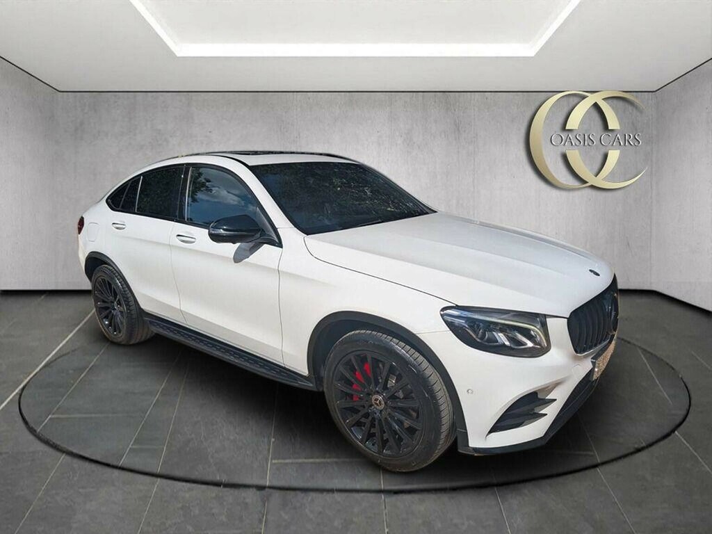 Mercedes-Benz GLC Class 2.0 Glc250 Amg Line Premium Plus Coupe G-tronic White #2