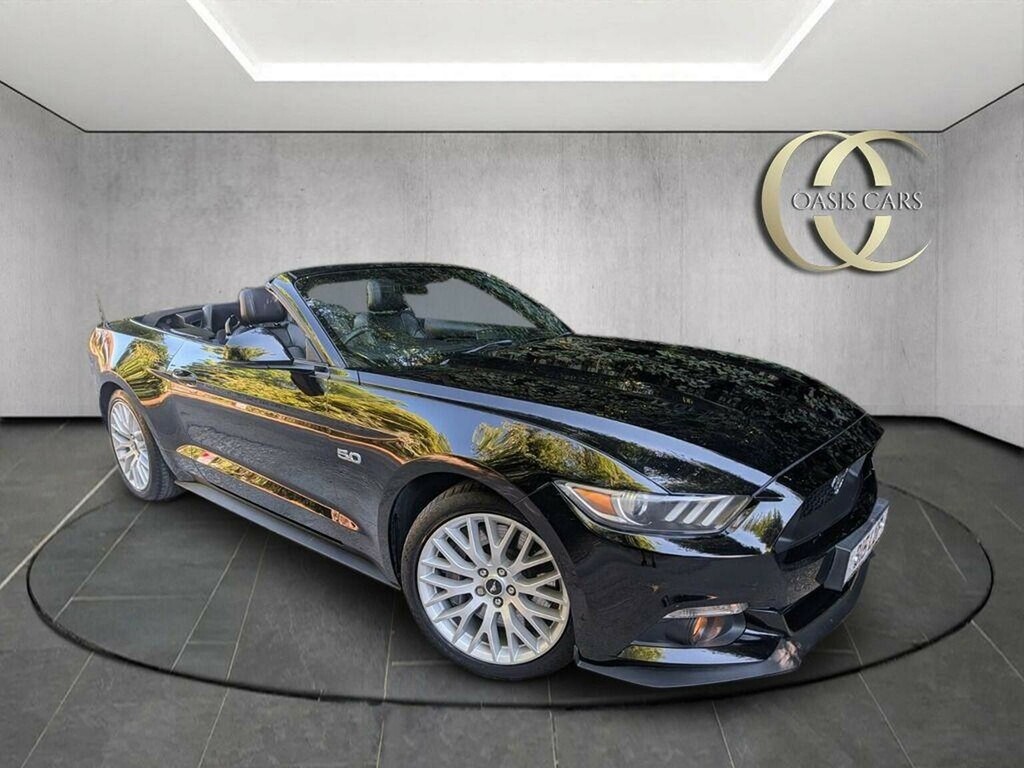 Ford Mustang Convertible 5.0 V8 Gt Selshift Euro 6 201616 Black