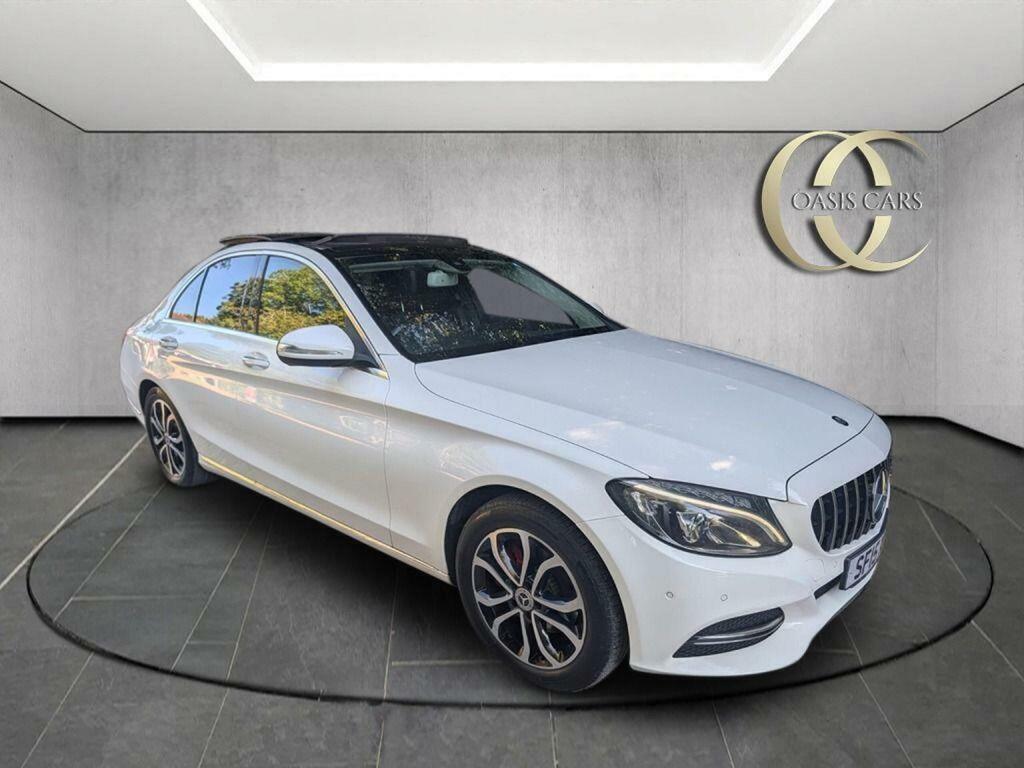 Mercedes-Benz C Class 2.0 C200 Sport Estate 7G-tronic Euro 6 White #22