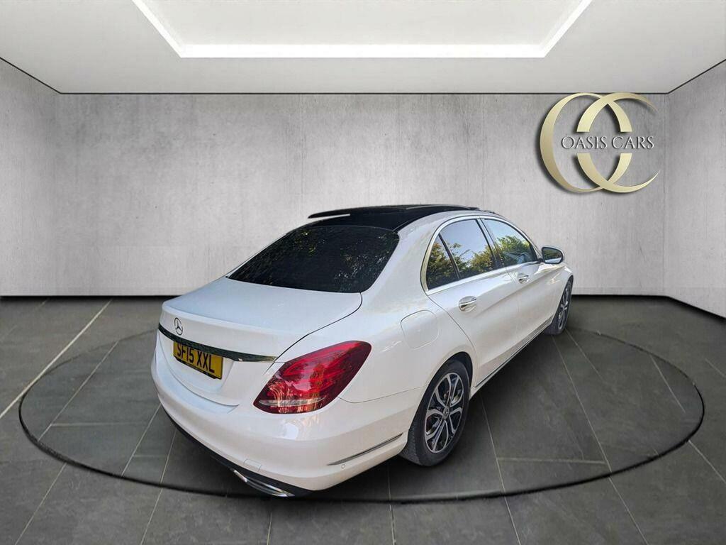 Mercedes-Benz C Class 2.0 C200 Sport Estate 7G-tronic Euro 6 White #11