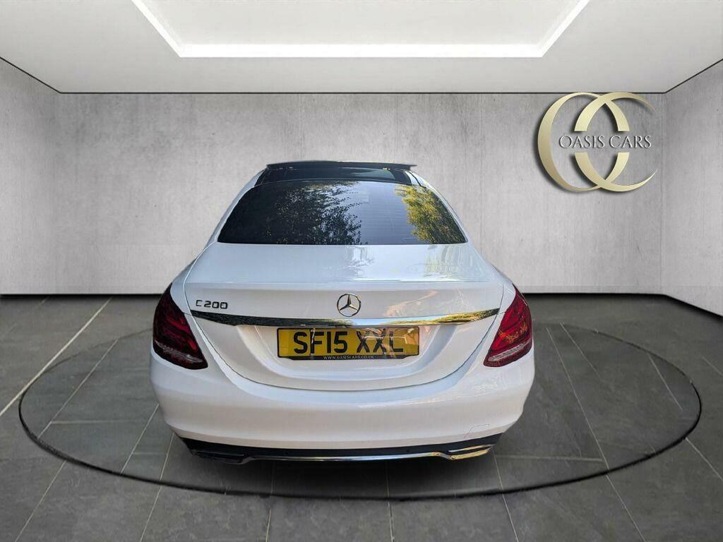 Mercedes-Benz C Class 2.0 C200 Sport Estate 7G-tronic Euro 6 White #8