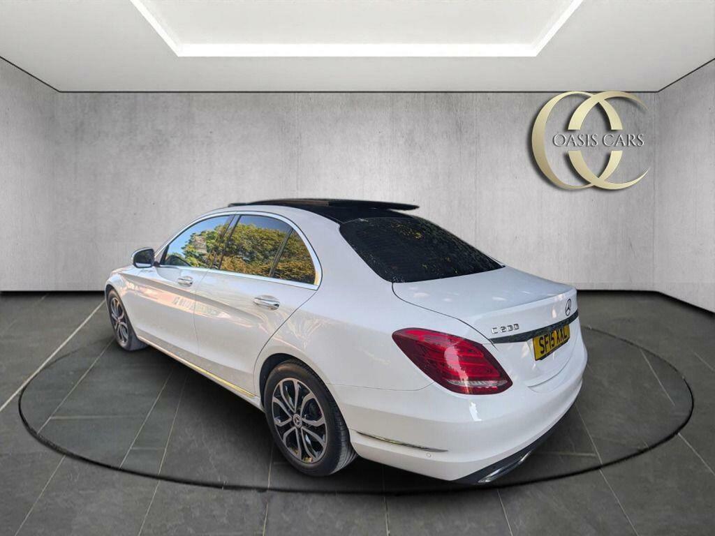 Mercedes-Benz C Class 2.0 C200 Sport Estate 7G-tronic Euro 6 White #23