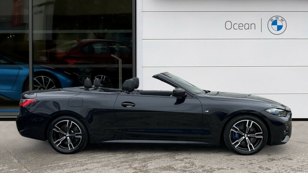 BMW 4 Series Convertible Black #3