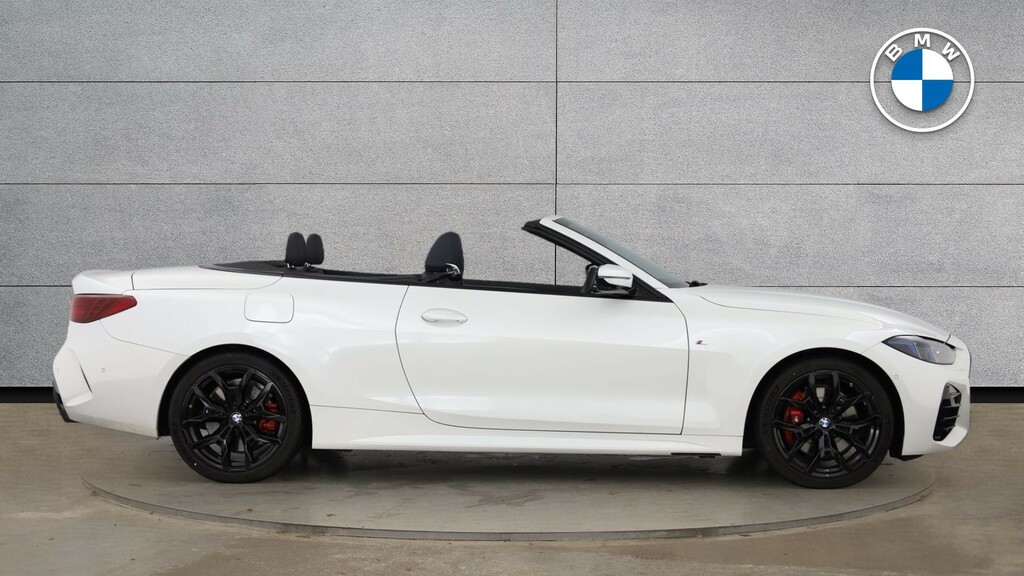 BMW 4 Series Convertible White #3