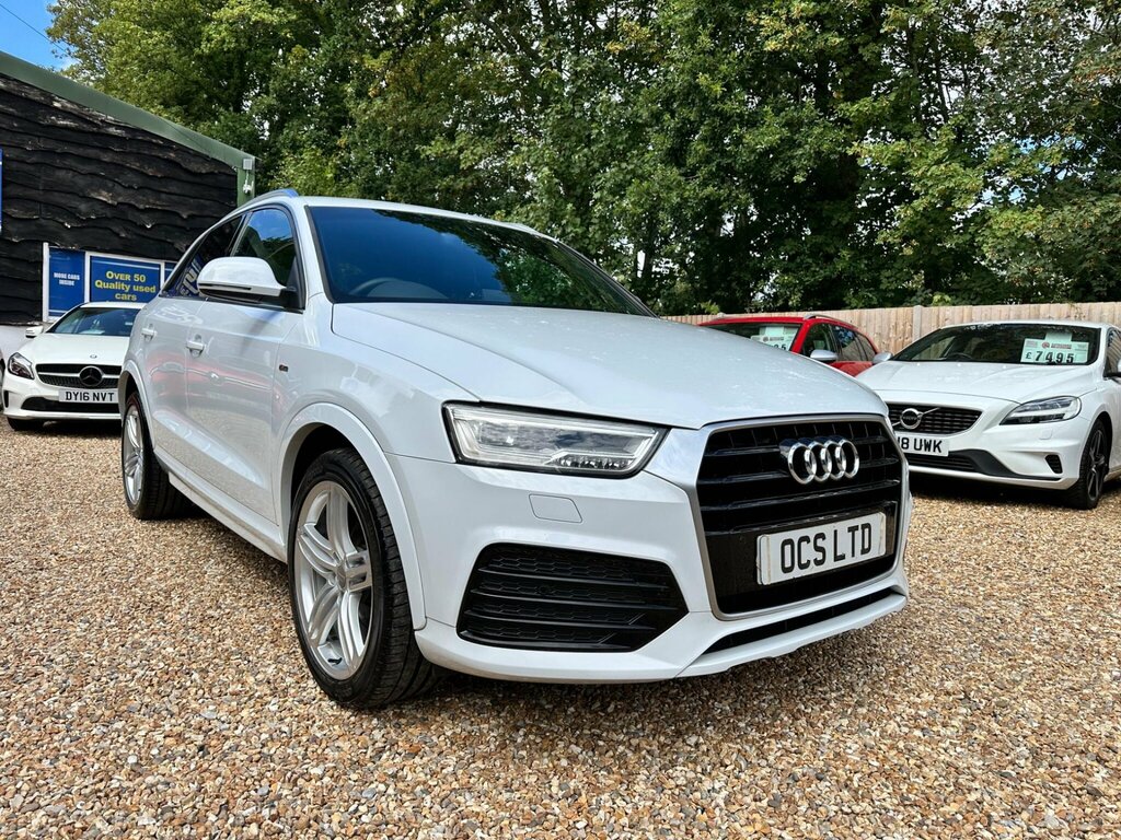 Audi Q3 2.0 Tdi S Line Plus S Tronic Quattro Euro 6 Ss White #2