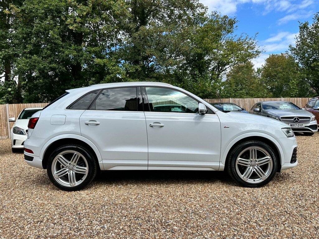 Audi Q3 2.0 Tdi S Line Plus S Tronic Quattro Euro 6 Ss White #3