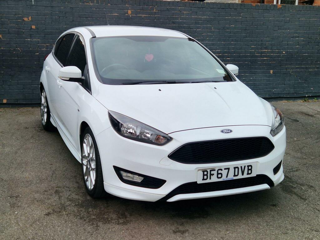 Ford Focus 1.0T Ecoboost St-line Euro 6 Ss White #2