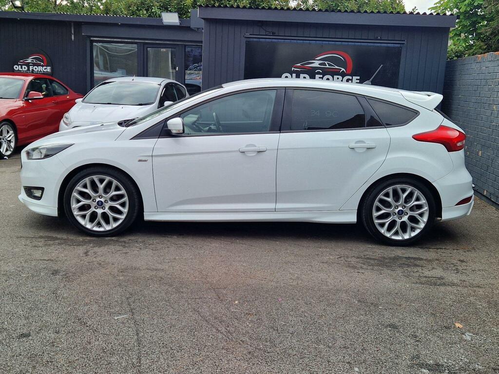 Ford Focus 1.0T Ecoboost St-line Euro 6 Ss White #5