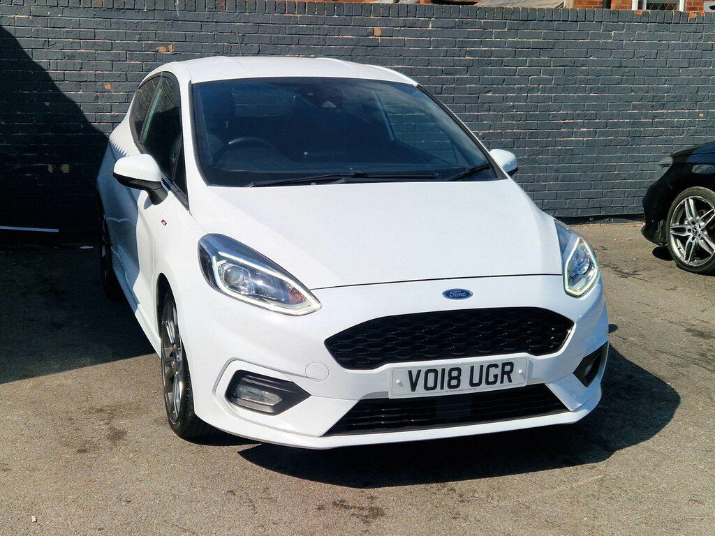 Ford Fiesta 1.0T Ecoboost St-line X Euro 6 Ss White #2