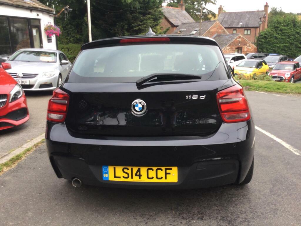 BMW 1 Series 2.0 118D M Sport Euro 5 S S Black #6