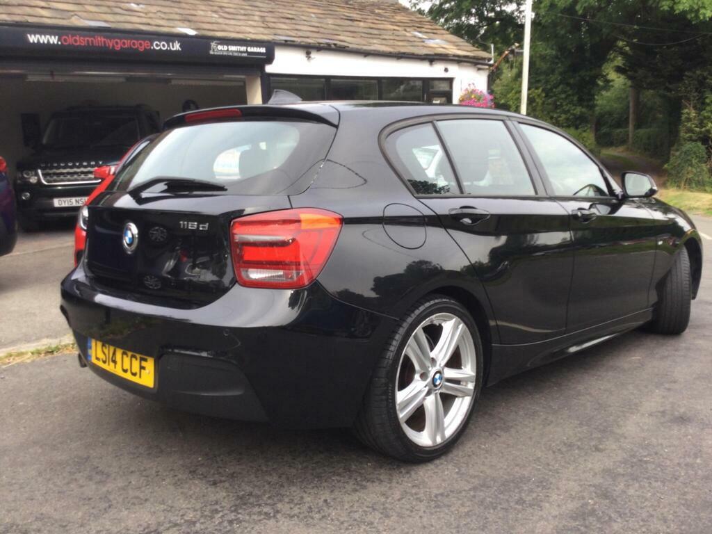 BMW 1 Series 2.0 118D M Sport Euro 5 S S Black #3