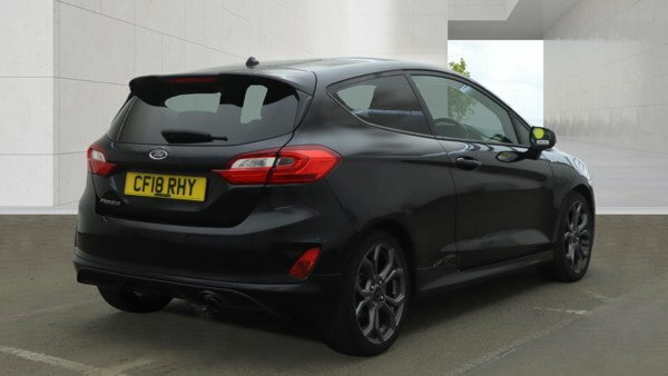 Ford Fiesta 1.0T Ecoboost St-line X Hatchback Manua Black #4