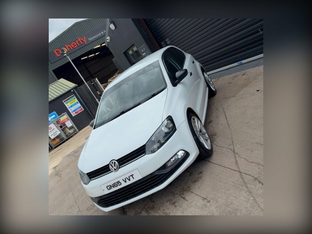 Volkswagen Polo 1.0 Bluemotion Tech S Hatchback GN65VVT White #2