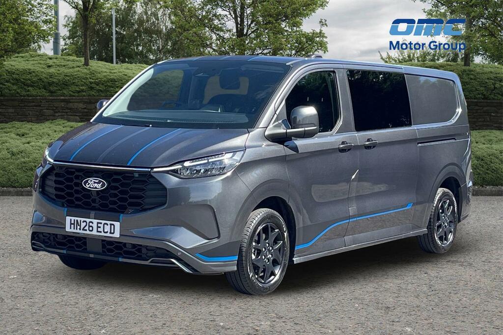 Ford Transit Custom 2.5 Phev 232Ps H1 Double Cab Van Sport Grey