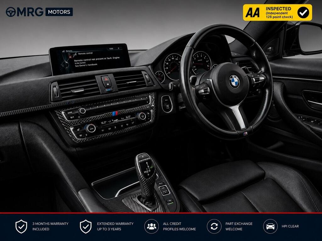 BMW 4 Series Gran Coupe 430D M Sport Coupe Black #25