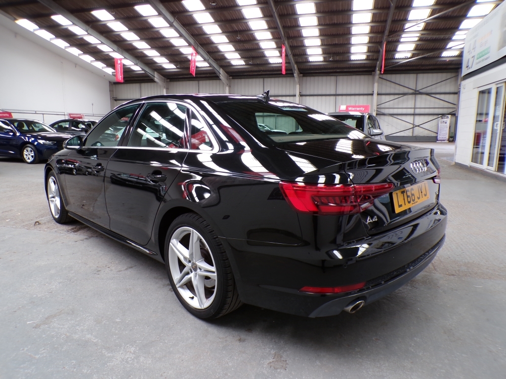 Audi A4 2.0 Tdi Ultra Sport LT66JYJ Black #3