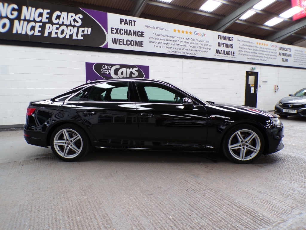 Audi A4 2.0 Tdi Ultra Sport LT66JYJ Black #5