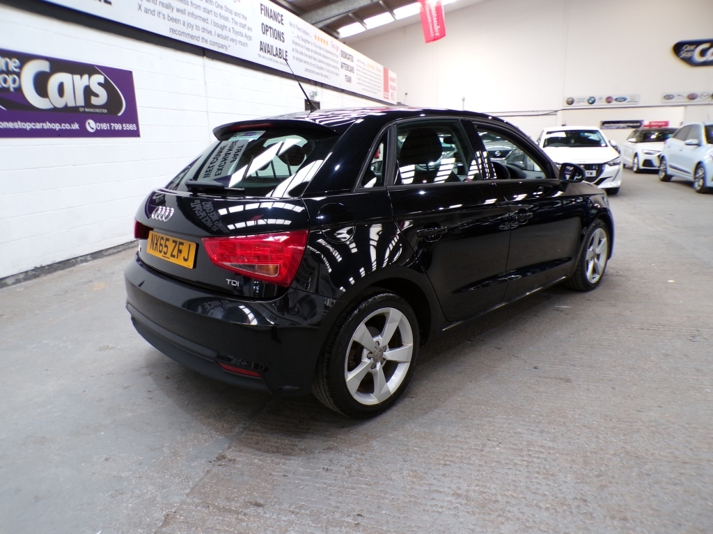 Audi A1 1.6 Sportback Tdi Sport NX65ZFJ Black #6