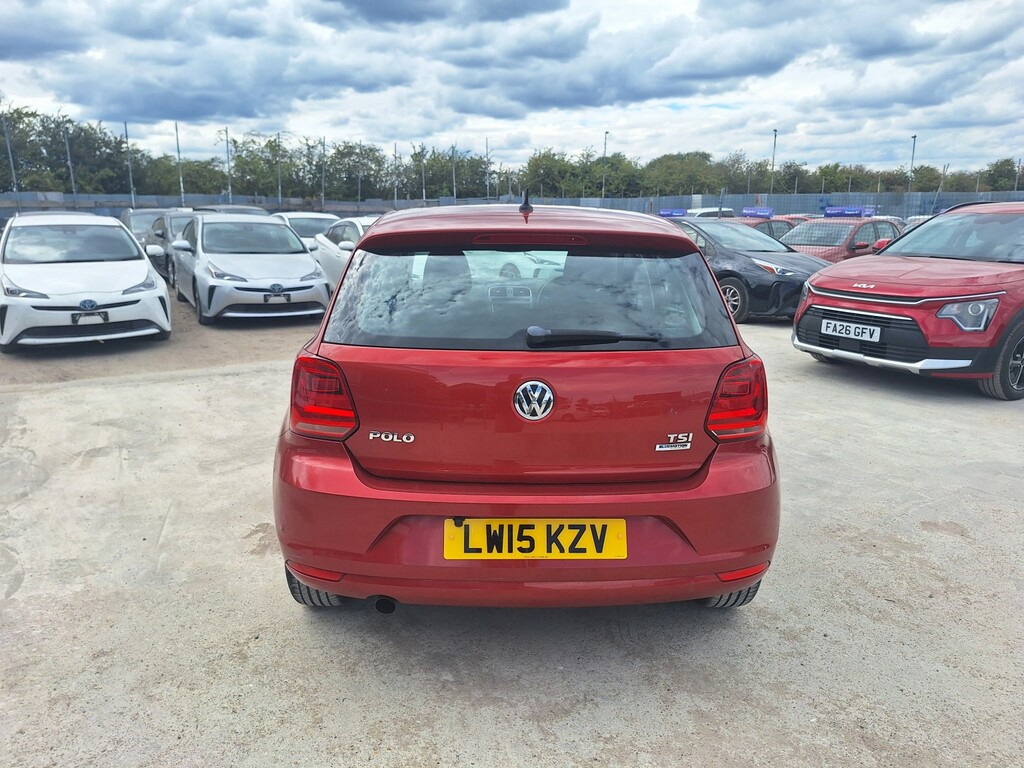 Volkswagen Polo Tsi Red #6