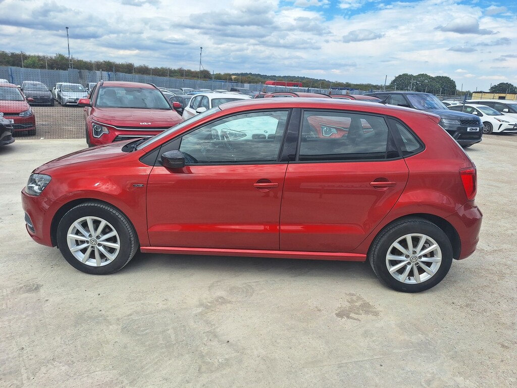 Volkswagen Polo Tsi Red #4