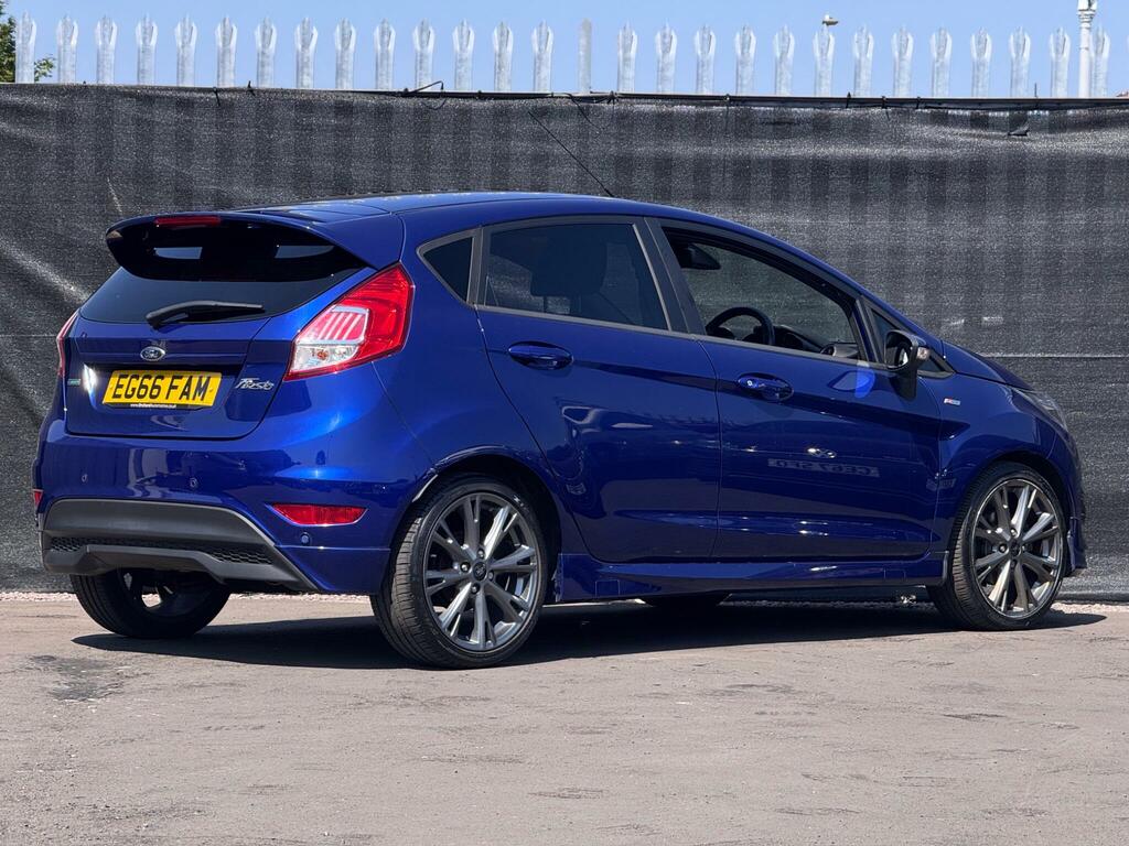Ford Fiesta 1.0T Ecoboost St-line Euro 6 Ss EG66FAM Blue #6