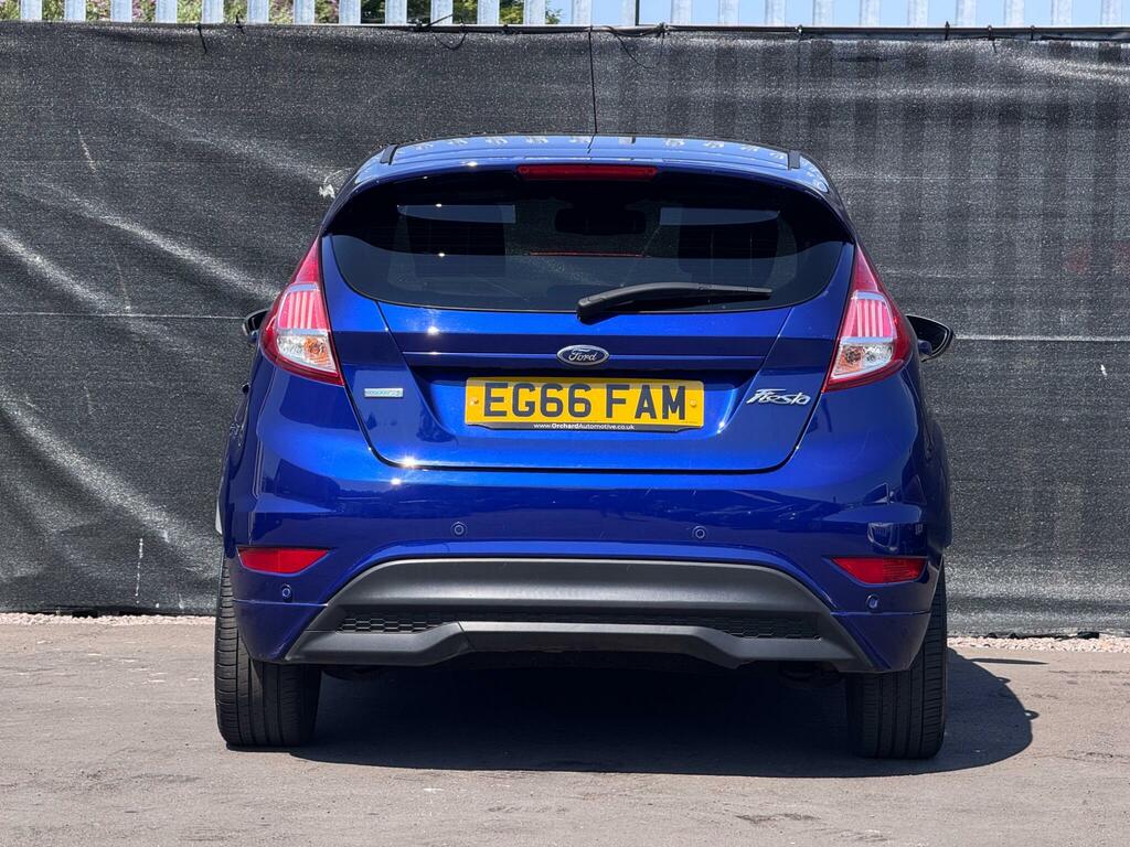 Ford Fiesta 1.0T Ecoboost St-line Euro 6 Ss EG66FAM Blue #5